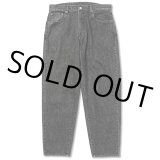 CALEE/Vintage reproduct wide silhouette denim pants -used black-（Used Black）［ワイドデニムパンツ-22秋冬］