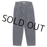 CALEE/Vintage reproduct wide silhouette denim pants -one wash-（Ow Indigo Blue）［ワイドデニムパンツ-22秋冬］