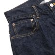 画像4: CALEE/Vintage reproduct wide silhouette denim pants -one wash-（Ow Indigo Blue）［ワイドデニムパンツ-22秋冬］