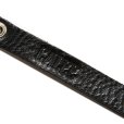 画像3: CALEE/Studs & Embossing assort leather key ring -E-（Black E）［スタッズレザーキーリング-22秋冬］ (3)
