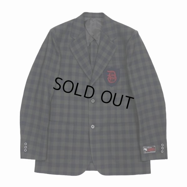 画像1: DAIRIKU/"D" School Check Tailored Jacket（Navy&Grey） 【40%OFF】［スクールチェックテーラードJKT-22秋冬］