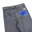 画像6: DAIRIKU/"Straight" Cross Embroidery Vintage Denim Pants（Washed Indigo） 【40%OFF】［クロス刺繍ヴィンテージデニムパンツ-22秋冬］