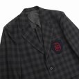 画像4: DAIRIKU/"D" School Check Tailored Jacket（Navy&Grey） 【40%OFF】［スクールチェックテーラードJKT-22秋冬］
