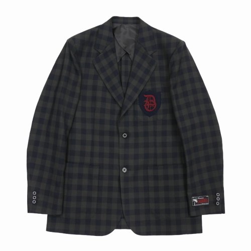 他の写真1: DAIRIKU/"D" School Check Tailored Jacket（Navy&Grey） 【40%OFF】［スクールチェックテーラードJKT-22秋冬］