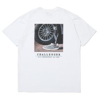 CHALLENGER/THE LAND TEE（WHITE）［プリントT-22秋冬］