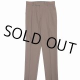 WACKO MARIA/T/C PLEATED TROUSERS（TYPE-2）（D-BROWN）［T/Cワンタックスラックス(TYPE-2)-22秋冬］