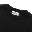 画像2: CALEE/12 Gauge first sight jacquard crew neck knit sweater（Black） 【30%OFF】［ジャガードクルーネックセーター-22秋冬］ (2)