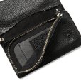 画像5: CALEE/Studs leather long wallet（Black）［スタッズレザーロングウォレット-22秋冬］ (5)