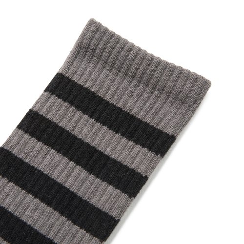 他の写真2: CALEE/CALEE Logo line socks（Gray）［ソックス-22秋冬］