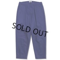 CALEE/Vintage type chino cloth tuck trousers（Navy） 【40%OFF】［チノトラウザース-23春夏］