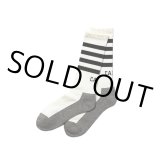 CALEE/CALEE Logo line socks（White）［ソックス-22秋冬］