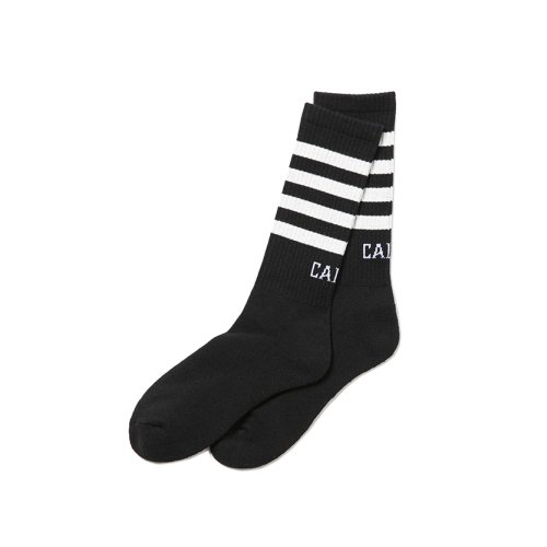 他の写真1: CALEE/CALEE Logo line socks（Black）［ソックス-22秋冬］