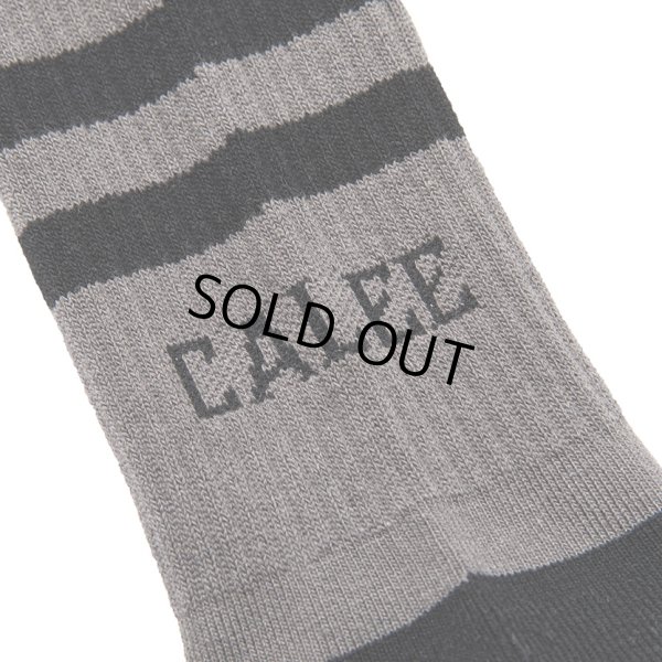 画像3: CALEE/CALEE Logo line socks（Gray）［ソックス-22秋冬］
