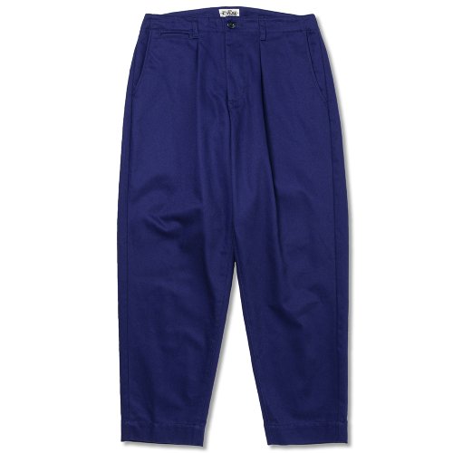 他の写真1: CALEE/Vintage type chino cloth tuck trousers（Navy） 【40%OFF】［チノトラウザース-23春夏］