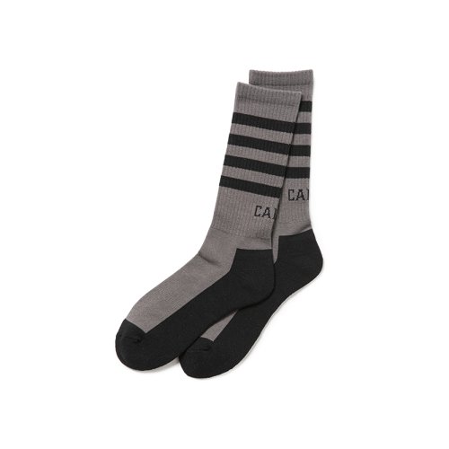 他の写真1: CALEE/CALEE Logo line socks（Gray）［ソックス-22秋冬］