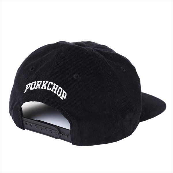 画像2: PORKCHOP/OLD PORK CORDUROY CAP（BLACK）［コーデュロイキャップ-22秋冬］