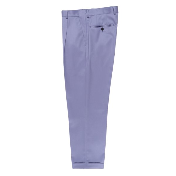 画像1: WACKO MARIA/PLEATED TROUSERS（TYPE-2）（PURPLE）［ワンタックスラックス(TYPE-2)-22秋冬］