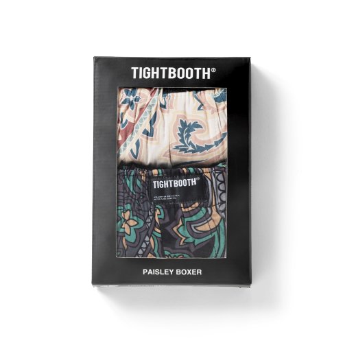 他の写真2: TIGHTBOOTH/PAISLEY BOXER（Black/Ivory） 【30%OFF】［ボクサートランクス2色セット-22秋冬］