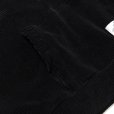画像4: CALEE/Cotton pile jersey pullover hoodie（Black）［コットンパイルジャージフーディー-22秋冬］