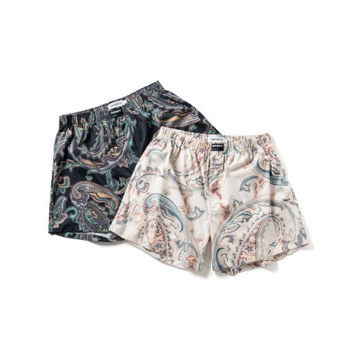 他の写真1: TIGHTBOOTH/PAISLEY BOXER（Black/Ivory） 【30%OFF】［ボクサートランクス2色セット-22秋冬］