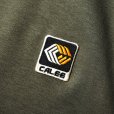 画像3: CALEE/Bomber heat trade mark logo wappen crew neck sweat（Dark Green）［ボンバーヒートクルーネックスウェット-22秋冬］ (3)