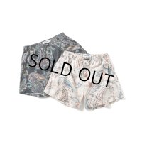 TIGHTBOOTH/PAISLEY BOXER（Black/Ivory） 【30%OFF】［ボクサートランクス2枚セット-22秋冬］