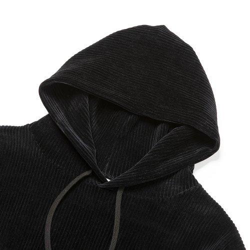 他の写真2: CALEE/Cotton pile jersey pullover hoodie（Black）［コットンパイルジャージフーディー-22秋冬］