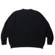 画像2: COOTIE PRODUCTIONS/Rib Stitch Crewneck Sweater（Black）［リブ編みクルーネックセーター-22秋冬］ (2)