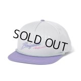 CHALLENGER/SIGNATURE CAP（GRAY/PURPLE）［シグネチャーキャップ-23春夏］