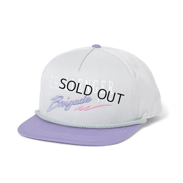 画像1: CHALLENGER/SIGNATURE CAP（GRAY/PURPLE）［シグネチャーキャップ-23春夏］