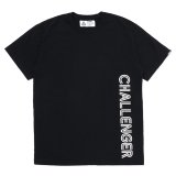 CHALLENGER/DUAL LOGO TEE（BLACK）［プリントT-23春夏］