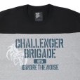 画像3: CHALLENGER/Q/S ARMY FOOTBALL TEE（BLACK/GRAY）［フットボールT-23春夏］ (3)