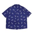 画像2: CHALLENGER/S/S MULTI SIGNATURE SHIRT（NAVY）［マルチシグネチャーシャツ-23春夏］ (2)