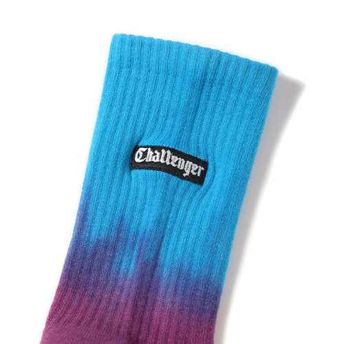 他の写真2: CHALLENGER/BORDER TIE DYE SOCKS（BLUE/PURPLE）［ボーダータイダイソックス-23春夏］