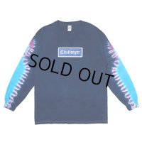 CHALLENGER/L/S TIE DYE LOGO TEE（NAVY TIE DYE）［タイダイ長袖T-23春夏］