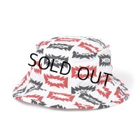 CHALLENGER/NATIVE BUCKET HAT（WHITE）［ネイティブバケットハット-23春夏］