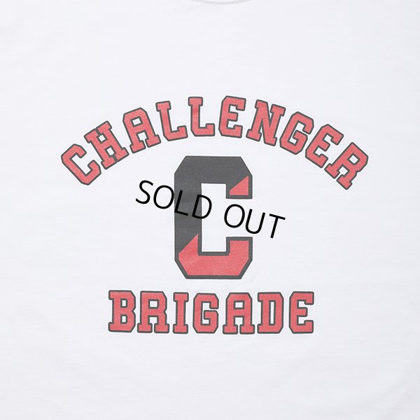 画像3: CHALLENGER/COLLEGE TEE（WHITE）［プリントT-23春夏］