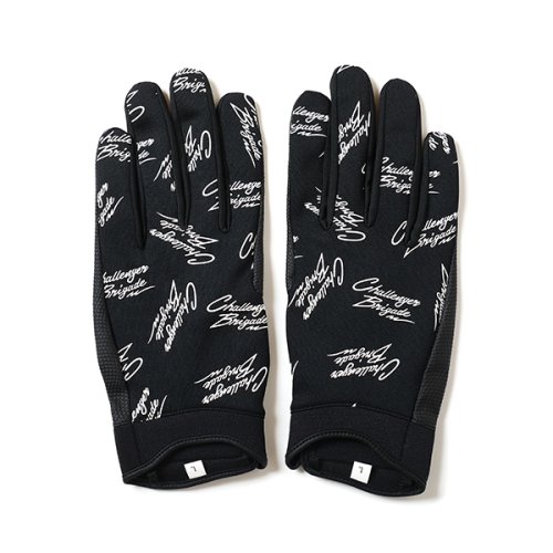 他の写真1: CHALLENGER/MULTI SIGNATURE MECHANIC GLOVE（BLACK）［メカニックグローブ-23春夏］