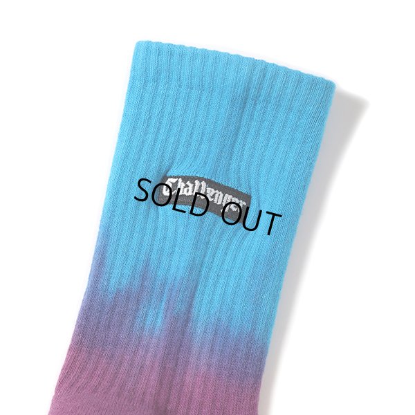 画像3: CHALLENGER/BORDER TIE DYE SOCKS（BLUE/PURPLE）［ボーダータイダイソックス-23春夏］