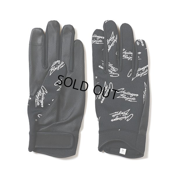 画像2: CHALLENGER/MULTI SIGNATURE MECHANIC GLOVE（BLACK）［メカニックグローブ-23春夏］