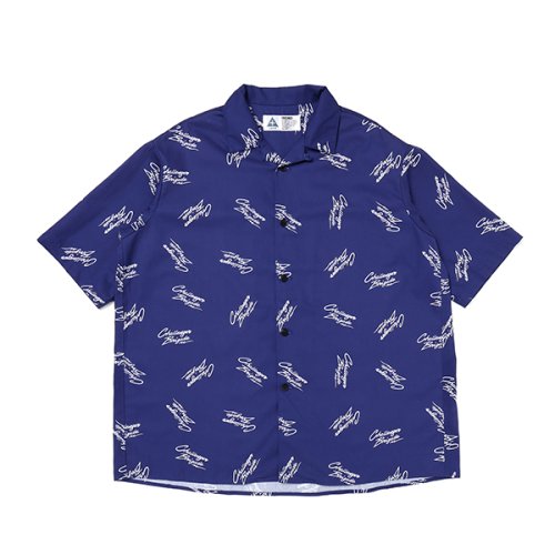 他の写真1: CHALLENGER/S/S MULTI SIGNATURE SHIRT（NAVY）［マルチシグネチャーシャツ-23春夏］