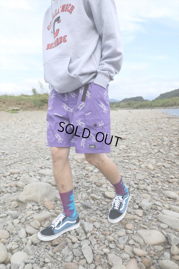 画像3: CHALLENGER/MULTI SIGNATURE CARGO SHORTS（PURPLE）［マルチシグネチャーカーゴショーツ-23春夏］