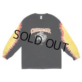 CHALLENGER/L/S TIE DYE ZOMBIE WOLF TEE（BLACK TIE DYE）［タイダイ長袖T-23春夏］