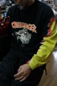 画像5: CHALLENGER/L/S TIE DYE ZOMBIE WOLF TEE（BLACK TIE DYE）［タイダイ長袖T-23春夏］ (5)