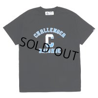 CHALLENGER/COLLEGE TEE（BLACK）［プリントT-23春夏］