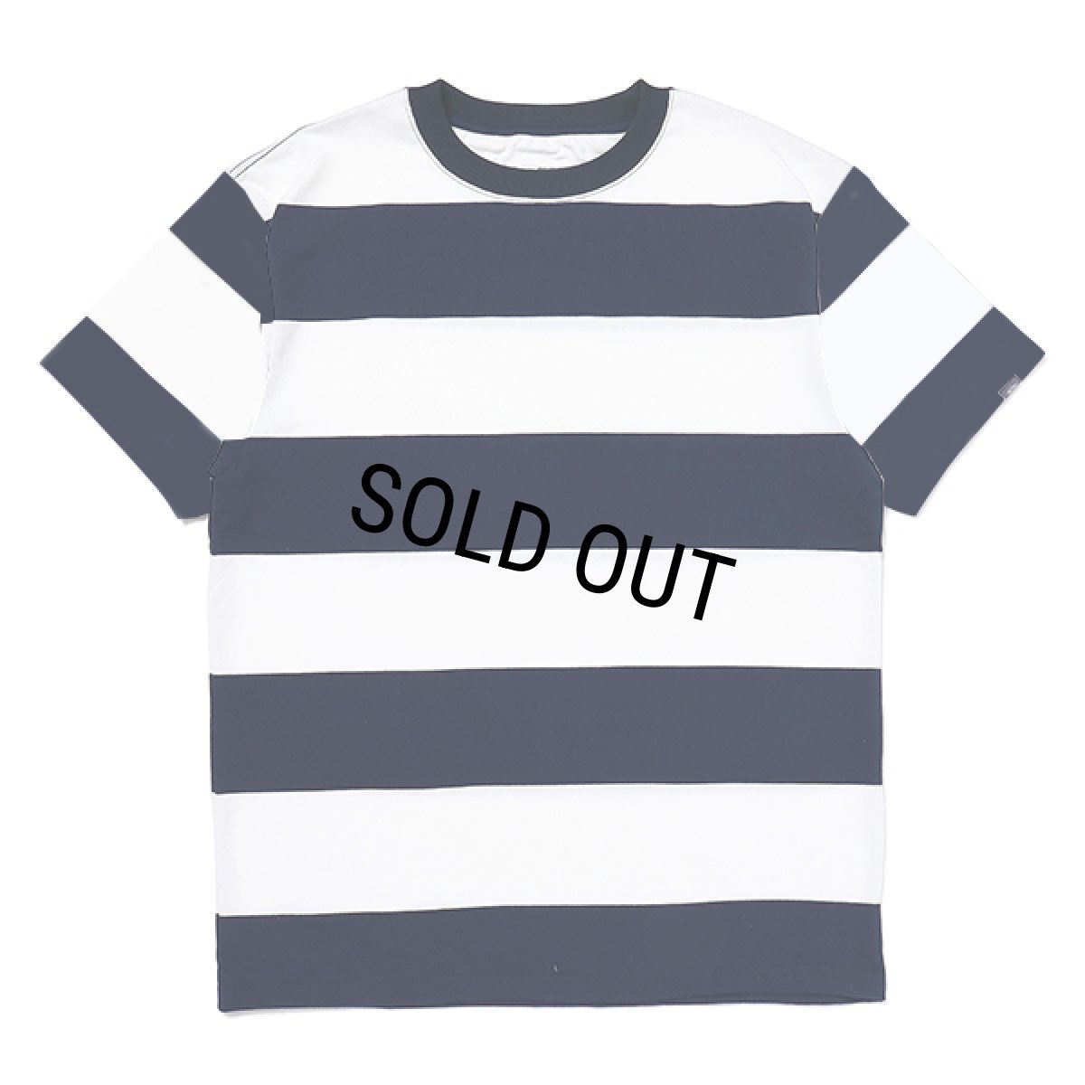 画像1: CHALLENGER/S/S HEAVYWEIGHT BORDER TEE（WHITE/NAVY）［ヘビーウエイトボーダーT-23春夏］ (1)