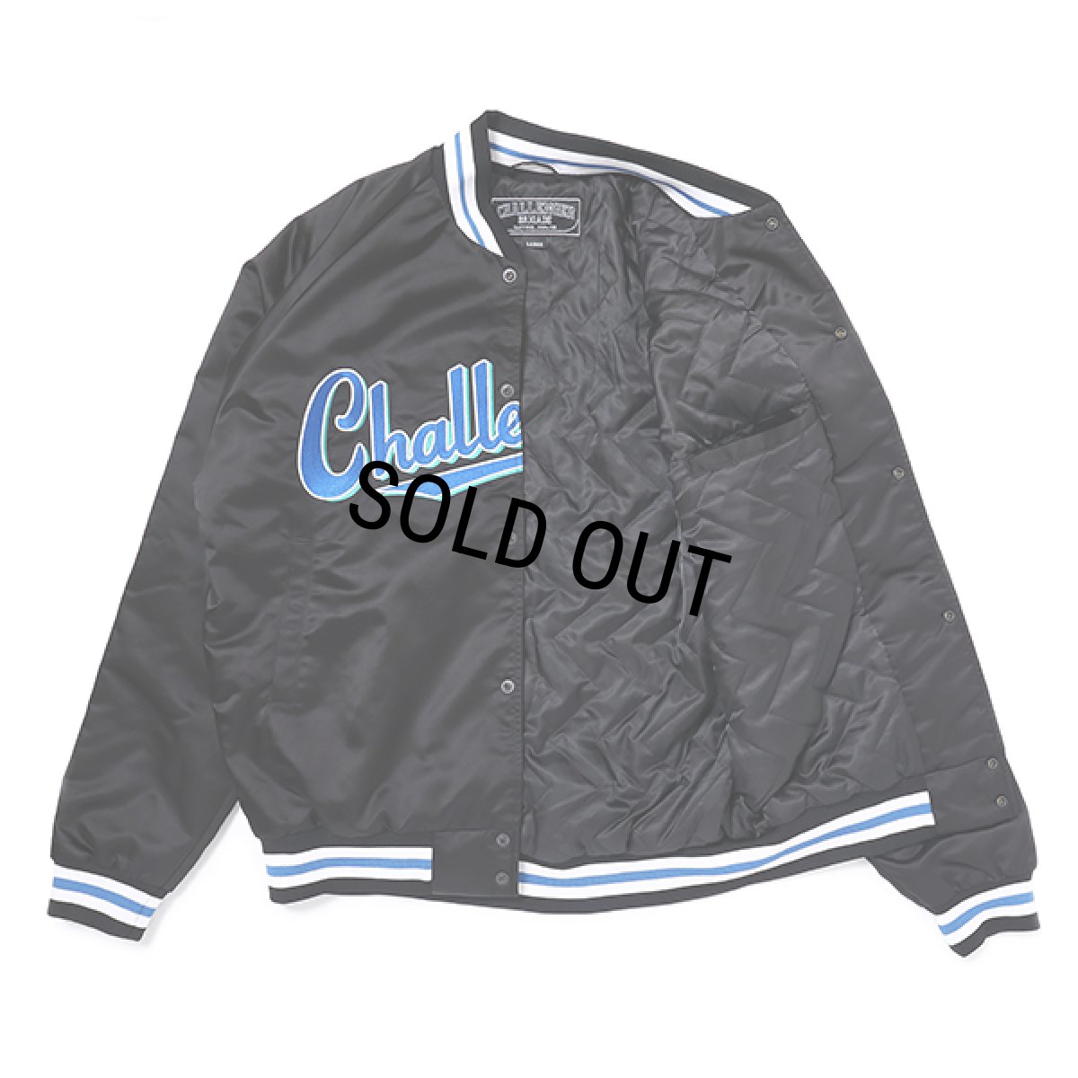 画像3: CHALLENGER/VARSITY JACKET（BLACK）［ヴァーシティJKT-23春夏］ (3)