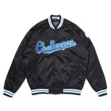 CHALLENGER/VARSITY JACKET（BLACK）［ヴァーシティJKT-23春夏］