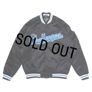 CHALLENGER/VARSITY JACKET（BLACK）［ヴァーシティJKT-23春夏］ - JONAS