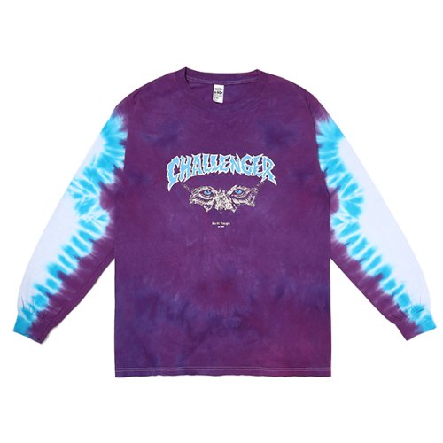 他の写真1: CHALLENGER/L/S TIE DYE MASK TEE（PURPLE TIE DYE）［タイダイ長袖T-23春夏］